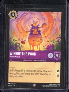 Disney Lorcana Rise of the Floodborn 59/204 Winnie the Pooh - Hunny Wizard - Picture 1 of 2