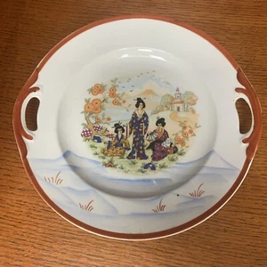 Bavaria Runde Geisha Servierplatte 9 1/2" und 4 7 1/2" Teller - Bild 1 von 7