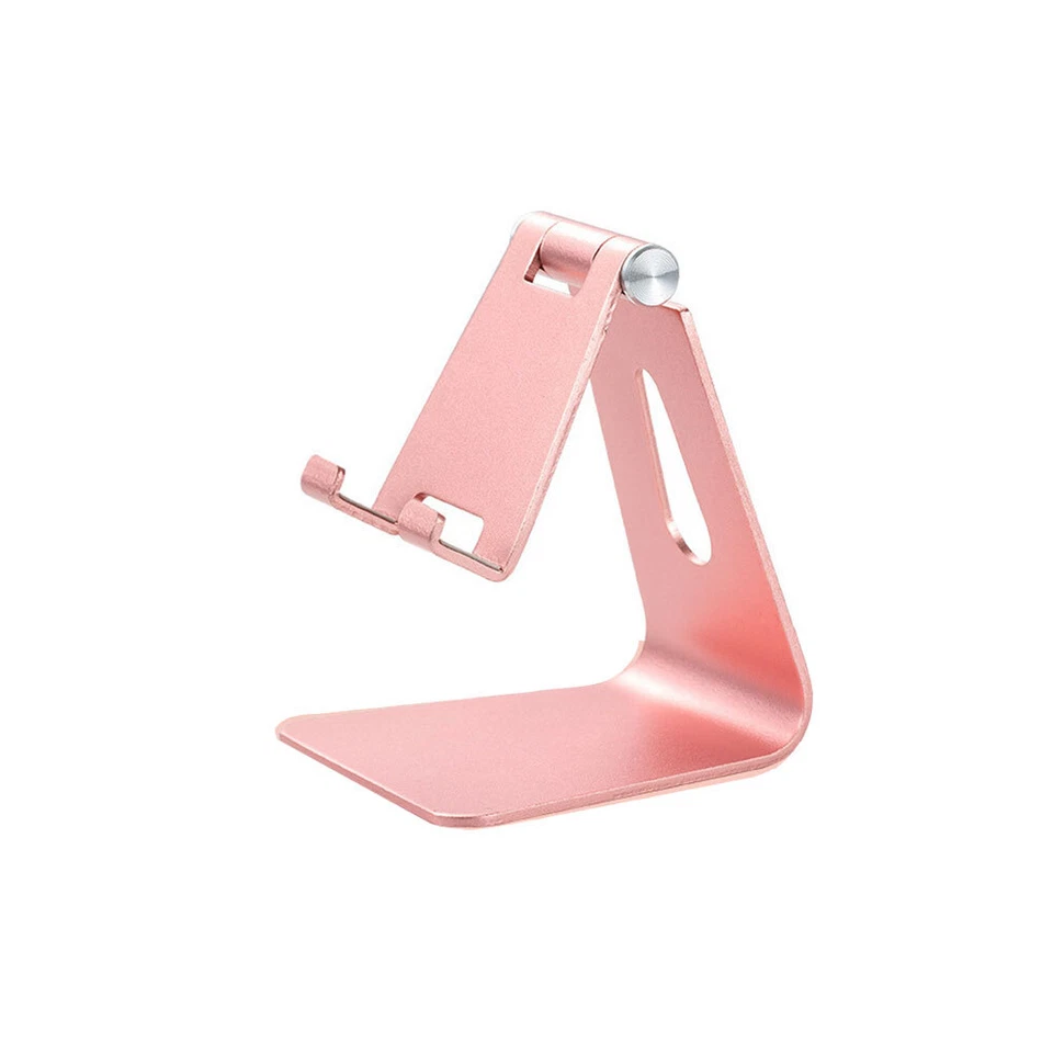 Soporte ajustable para teléfono celular tableta escritorio aluminio metal universal Foto 1 de 4