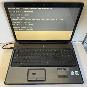 15.6” Compaq HP Presario A900 Intel Pentium 1.73GHz 1GB RAM No HDD Laptop