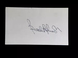 BROOKS ROBINSON BECKETT CERTIFIED AUTHENTIC SIGNED INDEX CARD AUTOGRAPHED HOF .. - Picture 1 of 3