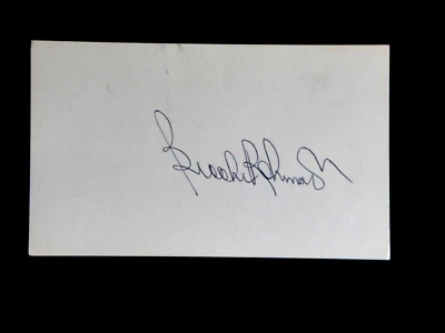 BROOKS ROBINSON BECKETT CERTIFIED AUTHENTIC SIGNED INDEX CARD AUTOGRAPHED HOF .. - Image 1 of 3