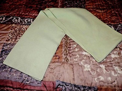 Bufanda GAP ~ talla 60" x 7 1/4" ~ suave - polar ~ verde claro ~ 100% poliéster Foto 1 de 4