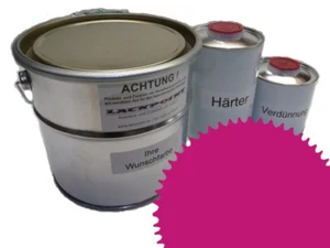 7 Liter Set 2K Autolack RAL 4010 Telemagenta Glanz kein Klarlack Lackpoint ! - Bild 1 von 1