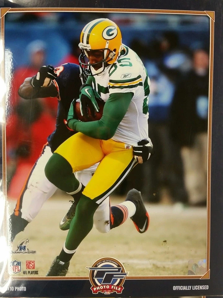 NFL Green Bay Packers - Foto #85 Greg Jennings 8" x 10" (Campeonato NFC 2010) Foto 1 de 1