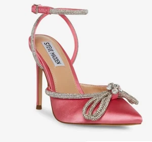 Steve Madden Light Pink Rhinestone Heels - Picture 1 of 2