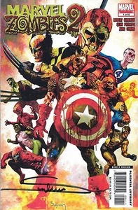 MARVEL ZOMBIES v2 #1 signed 1st Print ARTHUR SUYDAM WOLVERINE CAPTAIN AMERICA NM - Bild 1 von 1