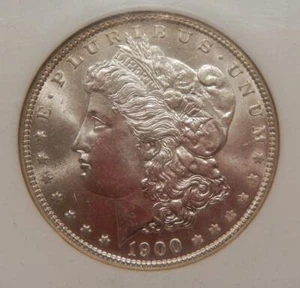 1900-O Morgan Dollar NGC 65 Brilliant White, Deep Luster and a Strong Strike - Picture 1 of 6