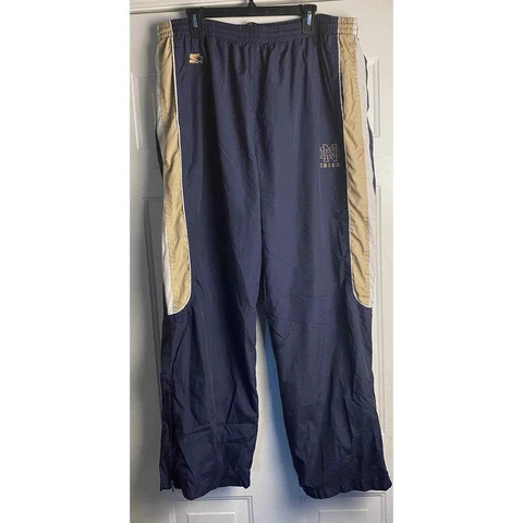 Vintage Starter Notre Dame WindPants Sweatpants Size 2XL Rare!!!! Cover