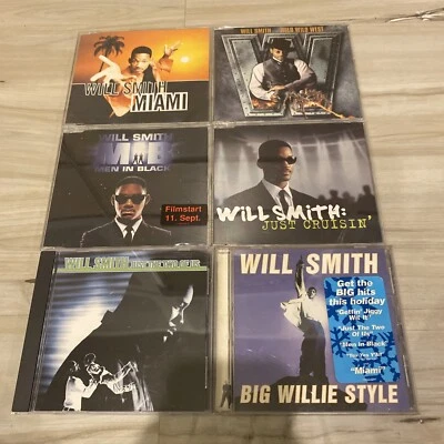 Will Smith 6 CD LOT 4 IMPORTS Miami Wild Wild Wear Just The Two Of Us MIB Big Foto 1 de 4