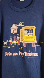 Camiseta de Colección Jerzees Conductor de Autobús Escolar Estampado Gráfico 2XL XXL 50/50 Mezcla de Algodón - Imagen 1 de 4