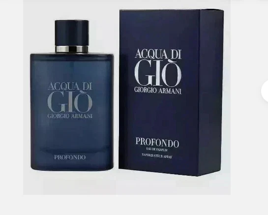 Giorgio Armani Acqua Di Gio Profondo 3.4 盎司香水带盒密封 — 第 1/1 张图片