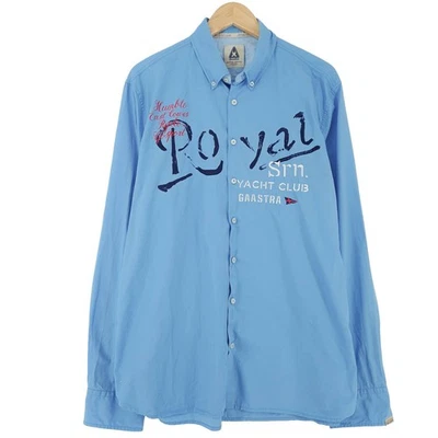 Camisa Gaastra Hombre Azul Algodón Explorer Adventure Ao3 Talla XL Foto 1 de 4