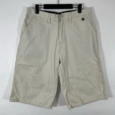 Pantalones Cortos Denim De Colección G Unit Hombres Talla 34 (32x14 Actual) Beige Sueltos Hip Hop DEFECTO LEER Foto 1 de 4