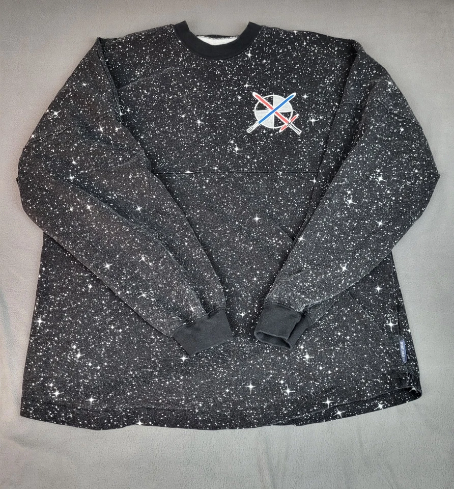 Camiseta Disney Star Wars The Rise Of Skywalker Spirit Adulto M Negra Crepúsculo AOP Foto 1 de 4