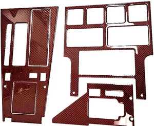 Carbon Fiber Dash Trim Kit for CHEVROLET CORVETTE 1986-1989 w/ automatic shifter - Foto 1 di 7