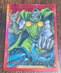 2024 Upper Deck Marvel Masterpieces '92 Red Prism Doctor Doom #26 ⭐️ - Picture 1 of 5