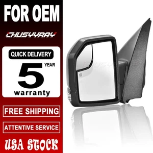 FITS 2015-20 Ford F150 Driver Left Side Mirror Power Folding Memory Blind Spot - Photo 1/9