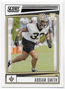 2022 Score #311 Abram Smith RC - New Orleans Saints - Picture 1 of 2