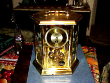 Vintage Sloan Westminster Quartz Hexagon Anniversary Pendulum Clock Germany