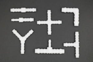 #>Schlauchverbinder aus Kunststoff POM Acetalcopolymerisat 3-25mm  alle Größen< - Bild 1 von 18