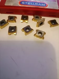 9 Stück Stellram 12X 11W K20C Quad Cut beschichtete Gewindeeinsätze - Schweiz - Bild 1 von 7