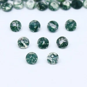 Natural Moss Agate Lot 2x2 MM Round Shape Faceted Gemstone Lot - Picture 1 of 5