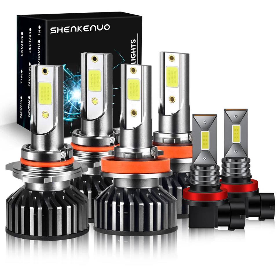 Kit combinado de bombillas antiniebla faros LED 6000K X6 para Buick Encore 2018 2017-2013 Foto 1 de 4