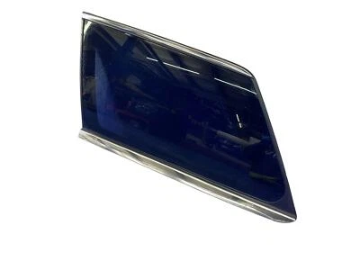 2020-2024 LINCOLN AVIATOR REAR LEFT QUARTER WINDOW GLASS W/ CHROME TRIM OEM - Image 1 of 4