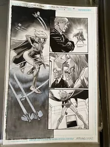 SUPERGIRL #3 ORIGINAL ART by Artist MAHMUD ASRAR. Nice Piece For Office Wall - Picture 1 of 3