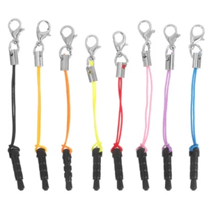 15 Pcs Cell Phone Charms Headphone Jack Mobilfunkanhängerseil Lanyard-Telefon - Zdjęcie 1 z 11