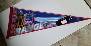 NHL New York Rangers Ice hockey Pennant Flag Lady Liberty NY NYR - Picture 1 of 3