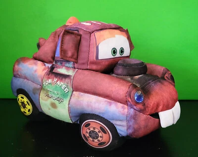 美泰迪士尼皮克斯汽车会说话和开玩笑拖车柔软毛绒毛巾卡车 — 第 1/4 张图片