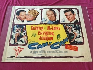 Cole Porter's " CAN-CAN " Original 1960 28"x22" Movie Poster Frank Sinatra - Picture 1 of 11