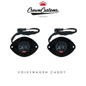 VW CADDY TWEETER UPGRADE VIBE 200 WATTS PLUG AND PLAY SPEAKER CAR AUDIO MK3 FIT - Picture 1 of 8