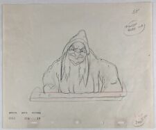 Disney Snow White and the Seven Dwarfs Original Production Drawing Evil Witch