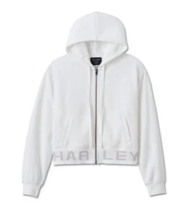 Women's Harley-Davidson Cropped Full Zip Hoodie - Bild 1 von 3