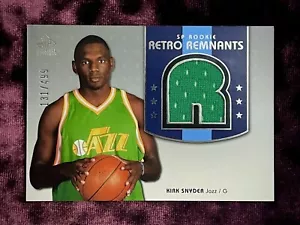 Jersey Kirk Snyder SP Firma Throwback RC/499 IN PERFETTE CONDIZIONI Nevada Jazz Mitchell Ness - Foto 1 di 2