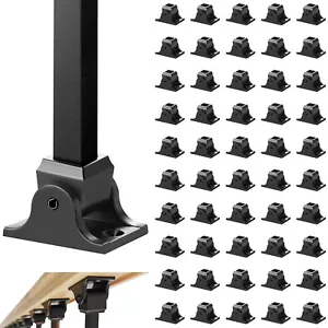 VEVOR 50 PCS Aluminum Alloy Baluster Shoes Slant Wrought Spindles for Staircase - Picture 1 of 12