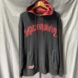 Rocawear Hoodie Mens Extra Large Black Red Graphic Pullover Streetwear Snake - Picture 1 of 6