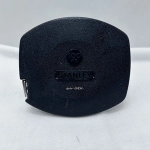 Vintage Stanley Black Measuring Tape 100 foot 34-500 Works Great Made in USA - Picture 1 of 5