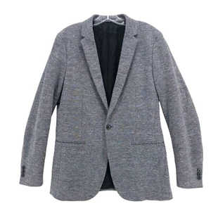 THEORY Men's Blazer Stirling Ortley Heather Gray One Button Stretch Size 40 - Picture 1 of 7