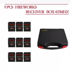 9 PCS 4 cues receiver box 433MHZ for fireworks firing system - Picture 1 of 3