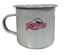 Rider University Broncs Enameled Tin Camper Coffee Mugs