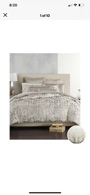 Funda nórdica Hotel Collection Fresco F/Queen solamente, tono dorado - totalmente nueva Foto 1 de 3