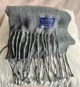 Club Room By Charter Club Unisex Scarf Gray - Picture 1 of 7