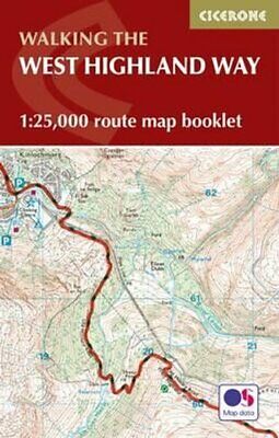 West Highland Way Map Booklet 1:25,000 OS Route Mapping 9781852848989 • 6.62£