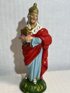 Fontanini Depose Italy Presepe Presepe Resina Dipinta a Mano Statuina Saggio 5" - Foto 1 di 8