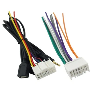 For IX35 Elantra Tucson Kia Sportage SportageR Harness AUX USB Cable Adapter - Picture 1 of 4