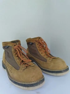 Danner Suede Leather Hiking Boots Vibram Sole Ankle Support Brown - Picture 1 of 11